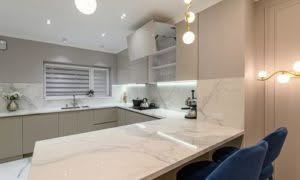 Rivestimento cucina in marmo